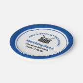 ブルーハイスクール・マーチングバンド卒業式パーティー ペーパープレート (アングル)