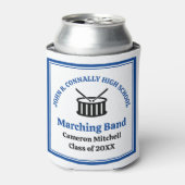 ブルーハイスクール・マーチングバンド卒業式パーティー 缶クーラー (缶正面)