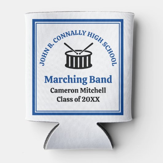 ブルーハイスクール・マーチングバンド卒業式パーティー 缶クーラー (正面)