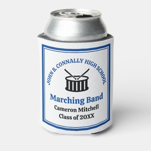 ブルーハイスクール・マーチングバンド卒業式パーティー 缶クーラー (缶裏面)