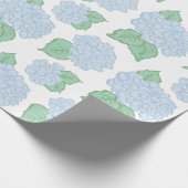 ブルーハイドランゲアラッピング紙 ラッピングペーパー (角)