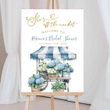 ブルーハイドレンジア She's off the market ブライダルシャワー