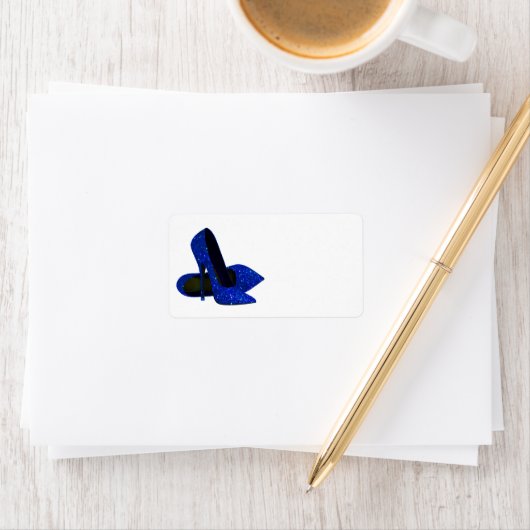 ブルーハイヒール王室のシューズ住所 シール (インサイチュ)