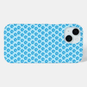 ブルーハイビスカスの花のスマホケース Case-Mate iPhoneケース (裏面 (横))