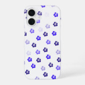 ブルーハイビスカスのiPhoneケース iPhone 16ケース (裏面)
