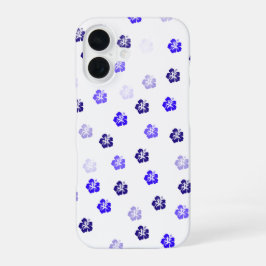 ブルーハイビスカスのiPhoneケース iPhone 16ケース