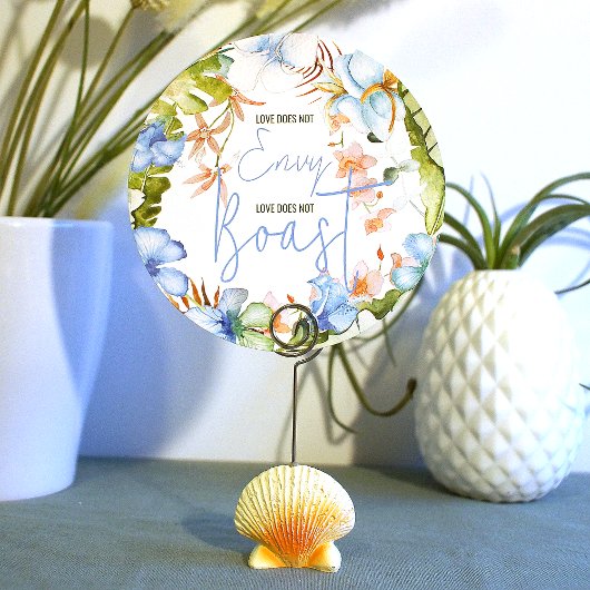 ブルーハイビスカスグリーンバナナ葉ナサイン 招待状