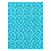 ブルーハイビスカスパターン テーブルクロス (正面)