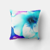 ブルーハイビスカスフラクタル クッション (裏面)