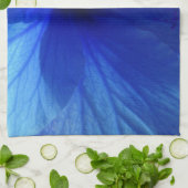 ブルーハイビスカスフラワー キッチンタオル (折り畳み)