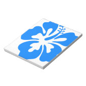 ブルーハイビスカスフラワー ノートパッド (回転)