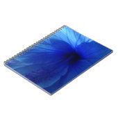 ブルーハイビスカスフラワー ノートブック (左側)