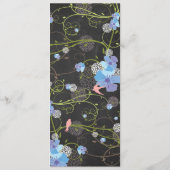 ブルーハイビスカス&スワローズフローラ結婚シャルボードズ プログラム (裏面)