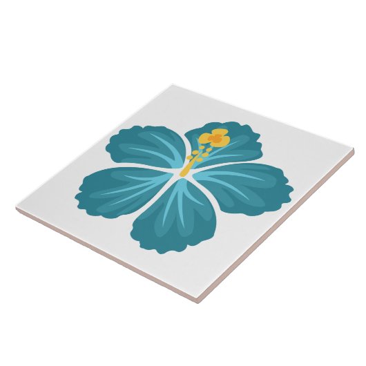 ブルーハイビスカス タイル (側面)