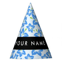 ブルーハイビスカス、ブルーフラワーズ、お名前