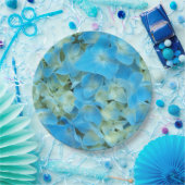 ブルーハイフランスのジゲアフローラ ペーパープレート (パーティー)