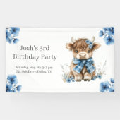 ブルーハイランドカウバースデーパーティー 横断幕 (横)