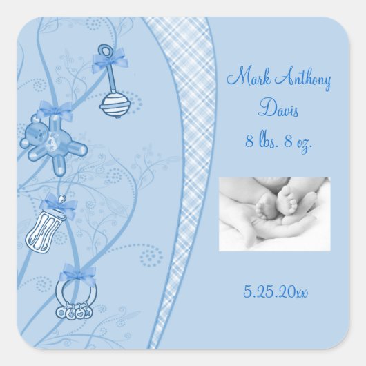 ブルーハウスの新しい追加 スクエアシール (正面)