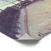 ブルーハウスアットザアンダムバイクロードモネ ポスター (角)