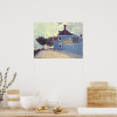 ブルーハウスアットザアンダムバイクロードモネ ポスター (キッチン)