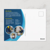 ブルーハウスクリーニングハウスキーパージャニージョナルメイド ポストカード (裏面)