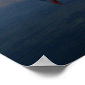 ブルーハウスボートアイルオブワイト ポスター (角)