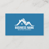 ブルーハウスルーフィング建築ルーフトアーシェングルス 名刺 (裏面)