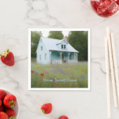 ブルーハウス引っ越し祝いパーティー スタンダードカクテルナプキン (インサイチュ)