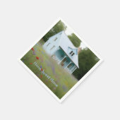 ブルーハウス引っ越し祝いパーティー スタンダードカクテルナプキン (角)