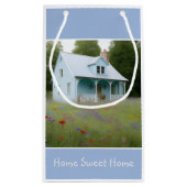 ブルーハウス引っ越し祝いパーティー スモールペーパーバッグ (裏面)