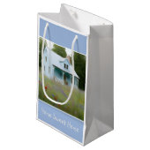 ブルーハウス引っ越し祝いパーティー スモールペーパーバッグ (正面アングル)