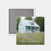 ブルーハウス引っ越し祝いパーティー マグネット (正面/裏面)