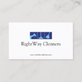 ブルーハウス清掃サービス 名刺 (正面)