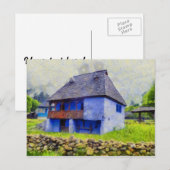 ブルーハウス絵を描ズ ポストカード (正面/裏面)
