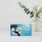 ブルーハウス鍵実在エステート名刺 名刺 (スタンド正面)