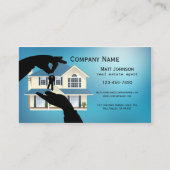 ブルーハウス鍵実在エステート名刺 名刺 (正面)