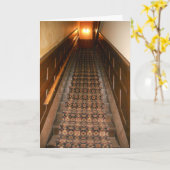 「ブルーハウス・ステアケース」早く治れ カード (黄色い花)