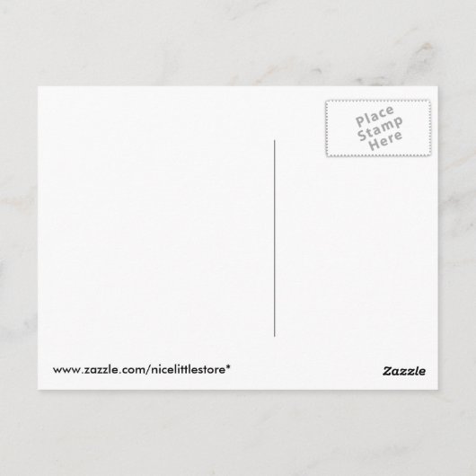 ブルーハウス ポストカード (裏面)