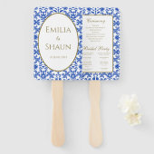 ブルーハエレガントンドファンイタリアンプログラム ハンドファン (正面&裏面)