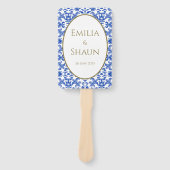 ブルーハエレガントンドファンイタリアンプログラム ハンドファン (正面)