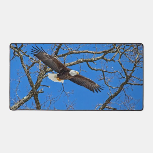 ブルーハゲのワシ デスクマット (正面)