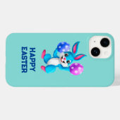 ブルーハッピーイースター Case-Mate iPhoneケース (裏面 (横))