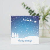 ブルーハッピーウィンターホリデーズスノーフレーク シーズンカード (スタンド正面)