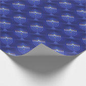 ブルーハッピーハヌカー ラッピングペーパー (角)