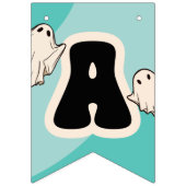 ブルーハッピーハローウィンキッズパーティー バンティングフラッグ (第2の旗)