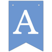 ブルーハッピーバースデー3レターネームボーイマントム バンティングフラッグ (第2の旗)