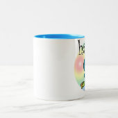 ブルーハッピー9th誕生日 ツートーンマグカップ (中央)
