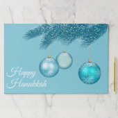 ブルーハヌカーオーナメントランチョンマット紙パッド ペーパーパッド (インサイチュ)