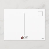 ブルーハヌカー（ユダヤ教）メノラー シーズンポストカード (裏面)