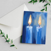 ブルーハヌッカロウソク シーズンポストカード